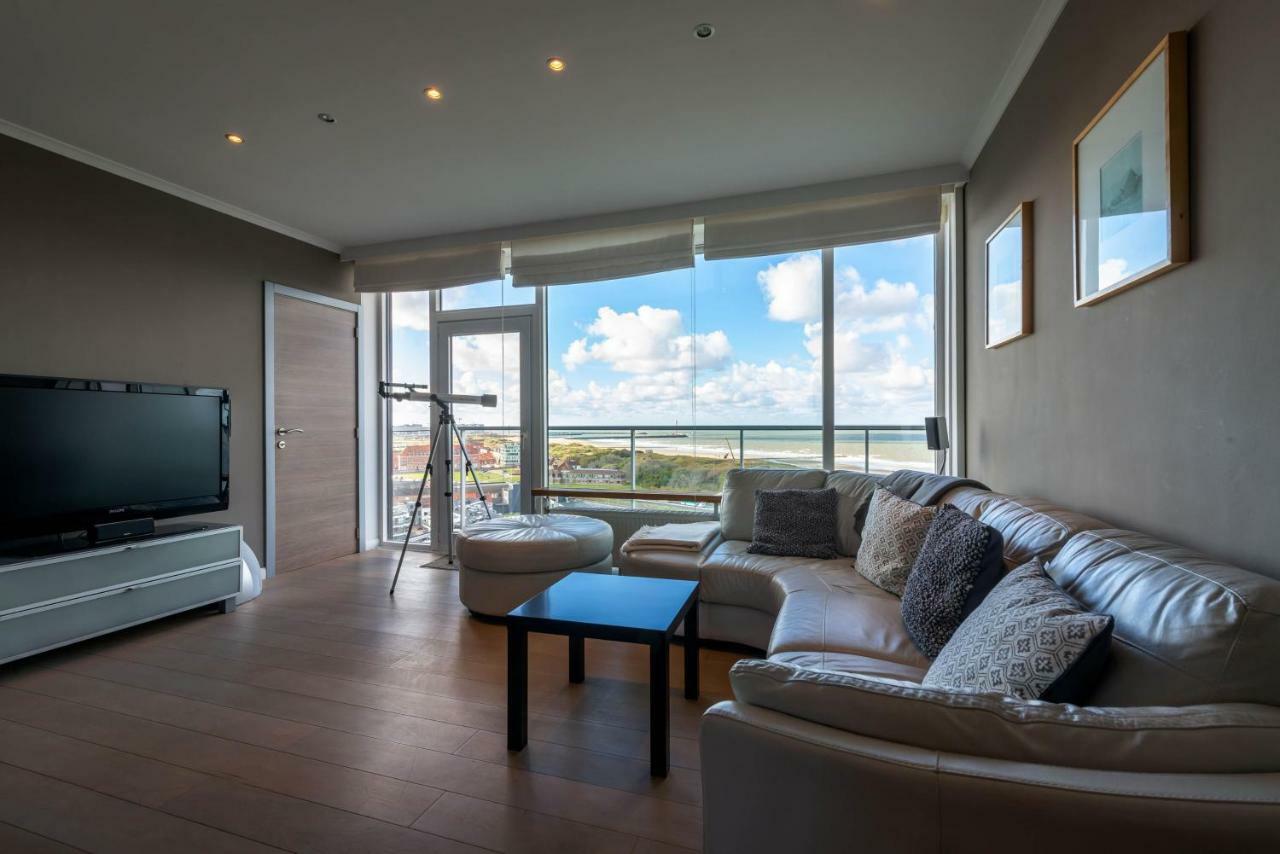Panoramic & Modern Apartment With Sea View Bredene Zewnętrze zdjęcie