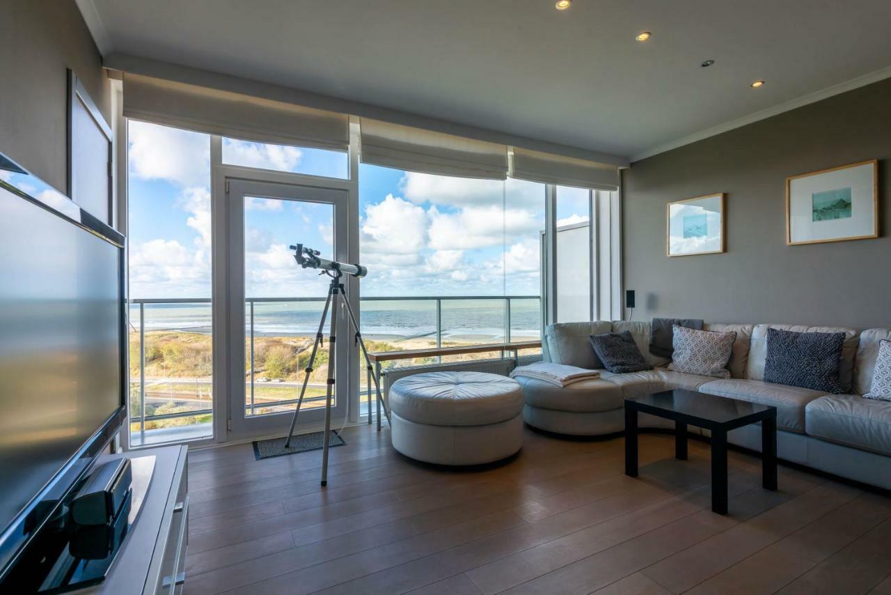 Panoramic & Modern Apartment With Sea View Bredene Zewnętrze zdjęcie